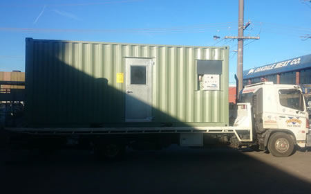 Portable Spraybooth Shipping Container