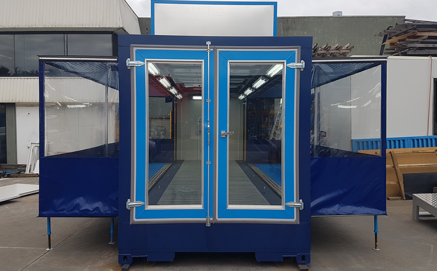Automotive Portable Spray Booth Front
