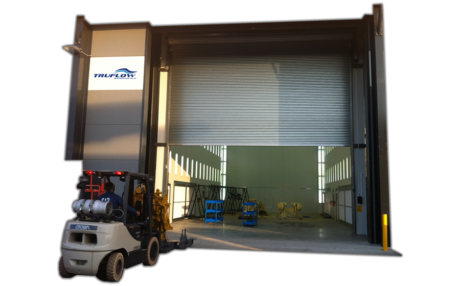 Large Scale mining Spray Booth installation