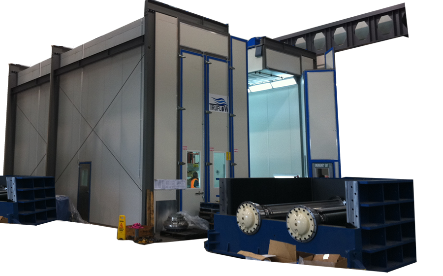 Crane Entry Large Scale Spraybooth Oven