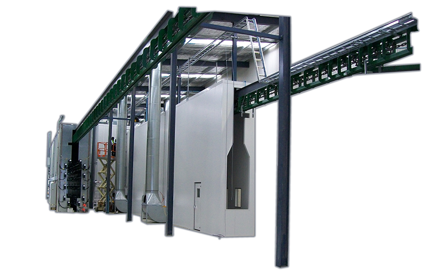 Production Line Spray Booth