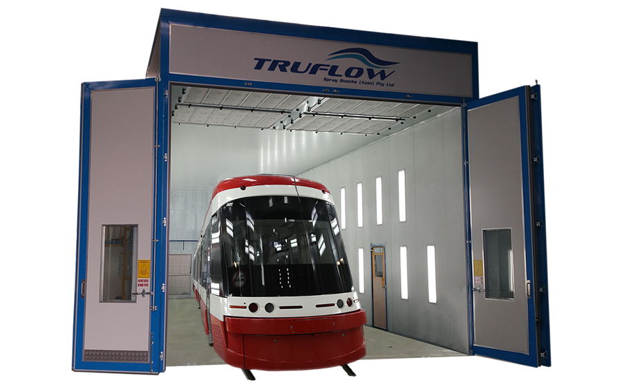 Train and Tram Spray Booth