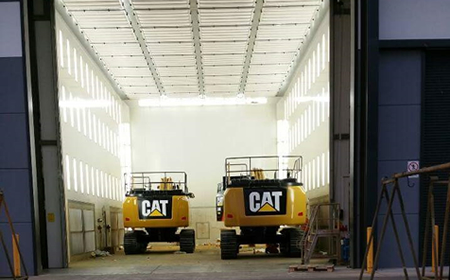 Westrac Earth Moving Equipment Spray booth