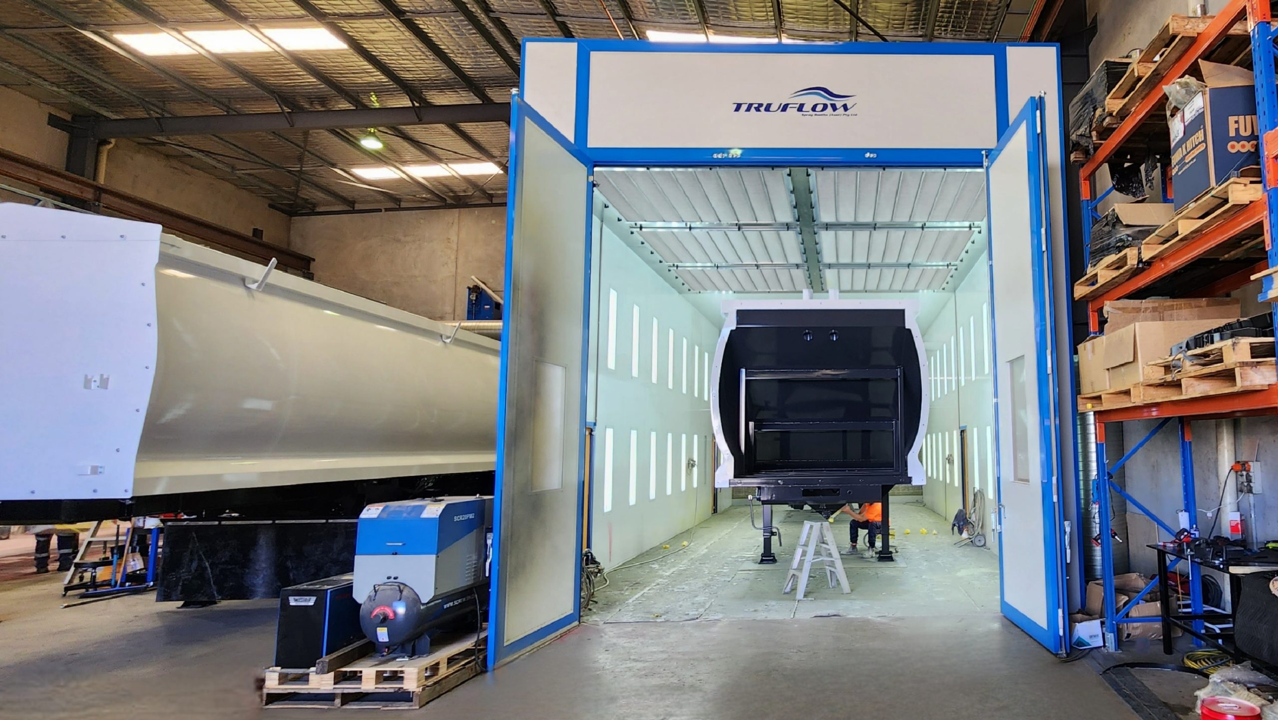 Truck Spray Booths with Heating