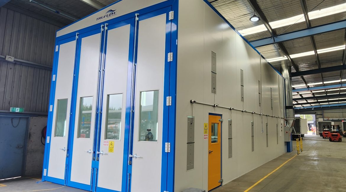 truck spray booth tru flow spray booths